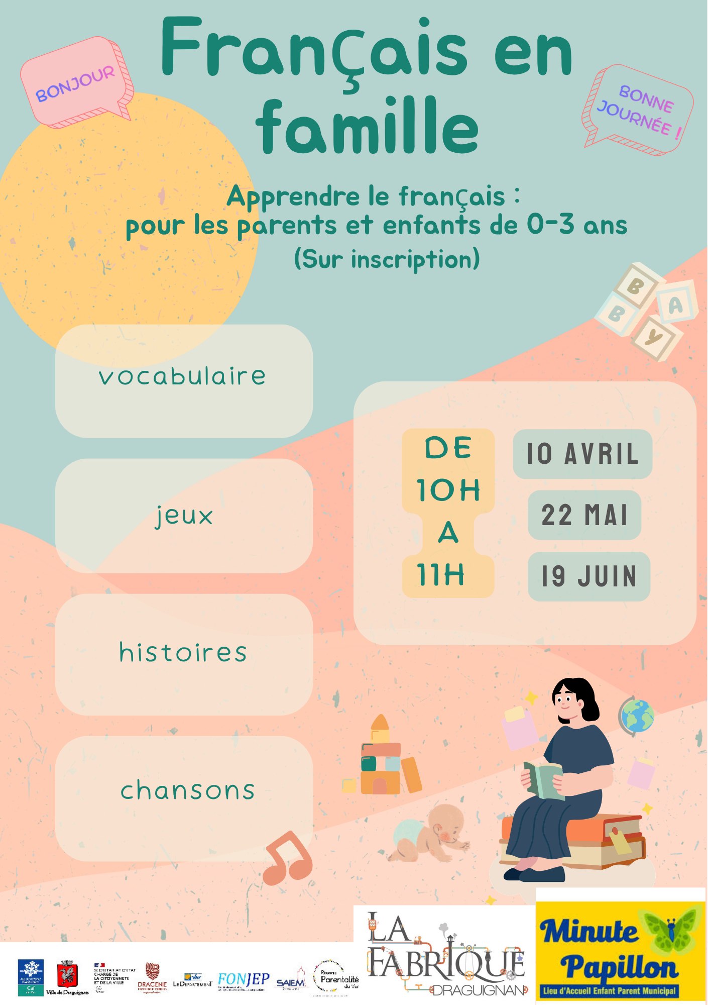 Apprendre le français en famille
