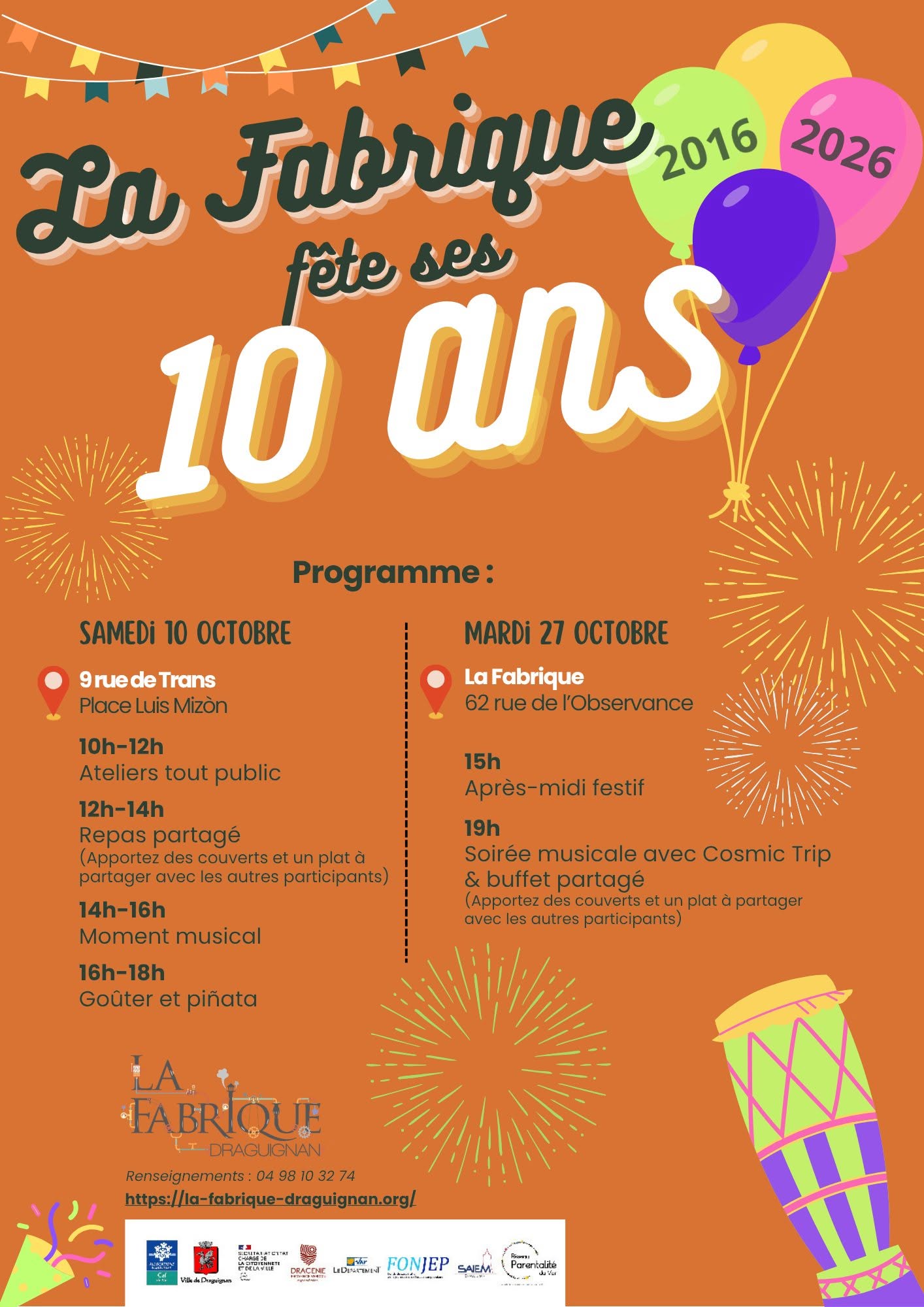 La Fabrique fête ses 10 ans!