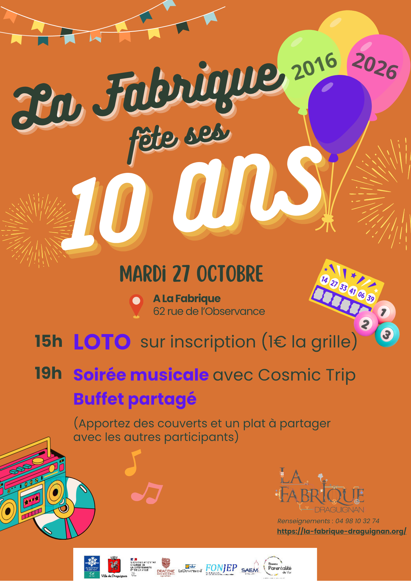 La Fabrique fête ses 10 ans! Volet 2