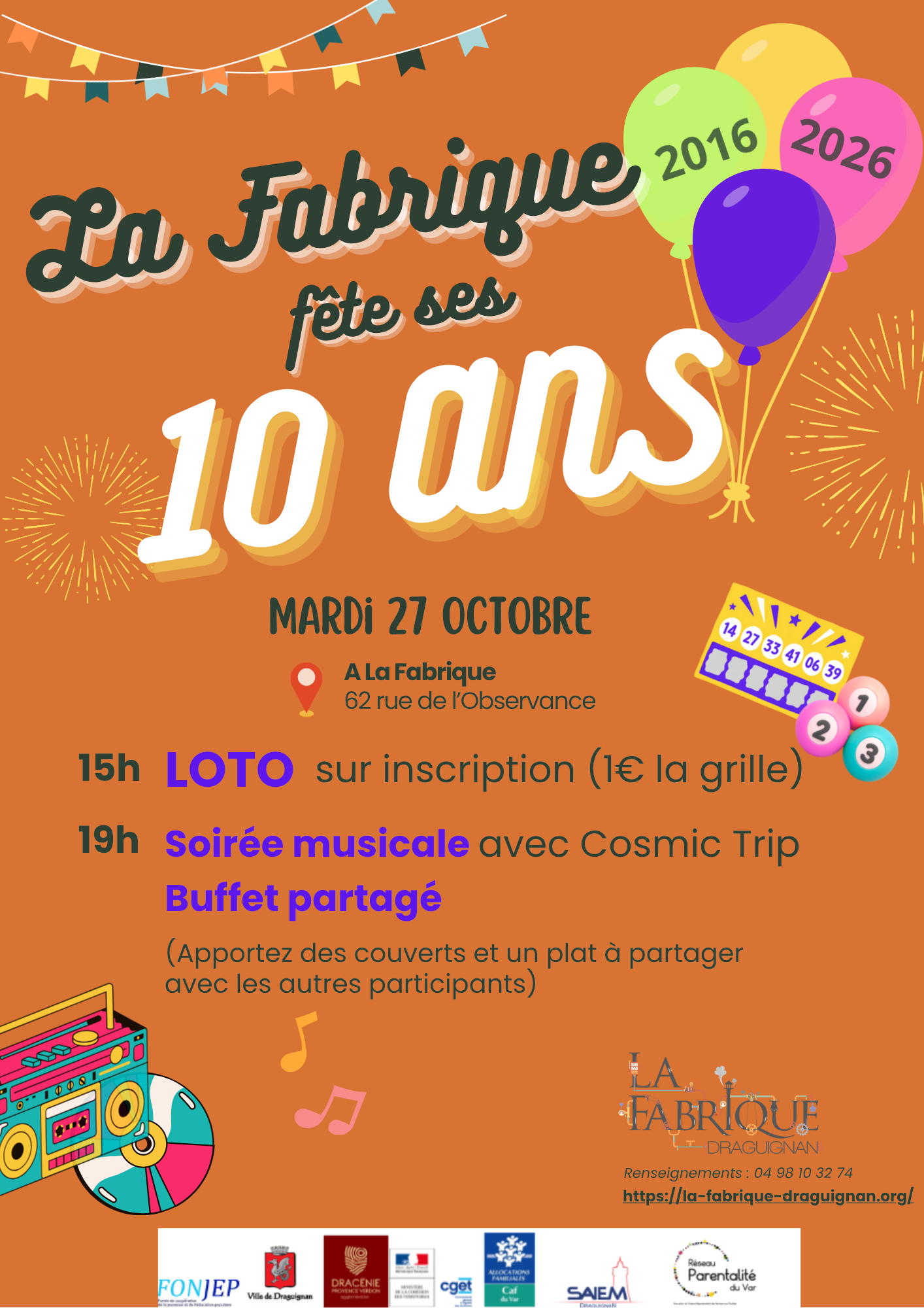 La Fabrique fête ses 10 ans! Volet 2